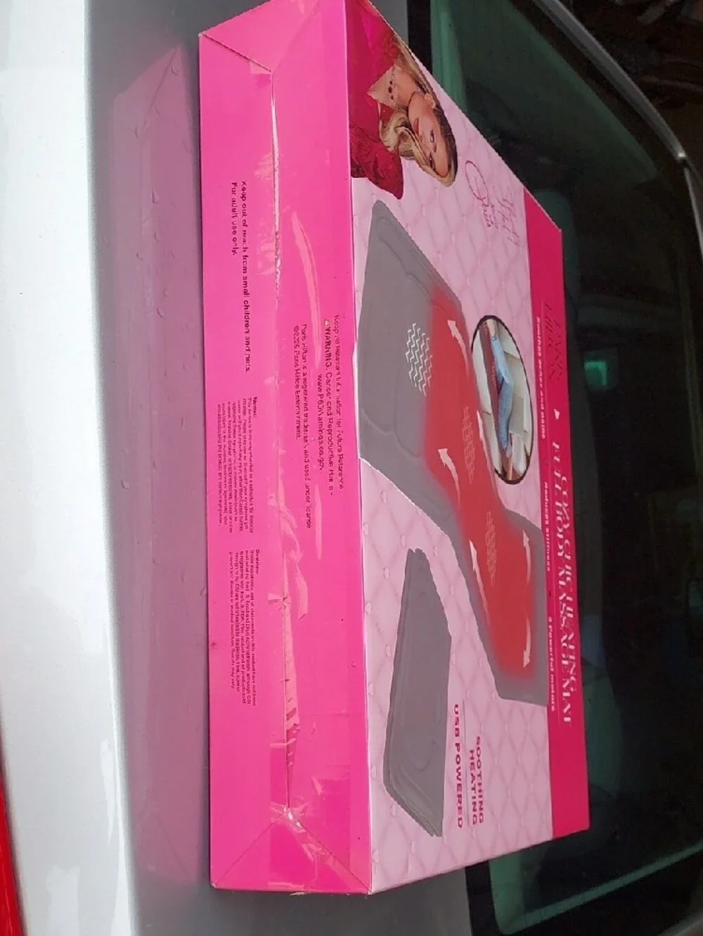 Paris Hilton Pink Cozy Chic Full-Body Massage Mat